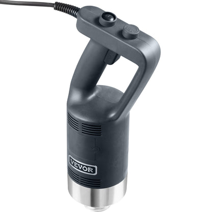 Kommersiell stavmixer, 750 watt kraftig handmixer, köksstavsmixer med variabel hastighet och kniv i 304 rostfritt stål, bärbar multifunktionell mixer för soppa, smoothie, puré, barnmat