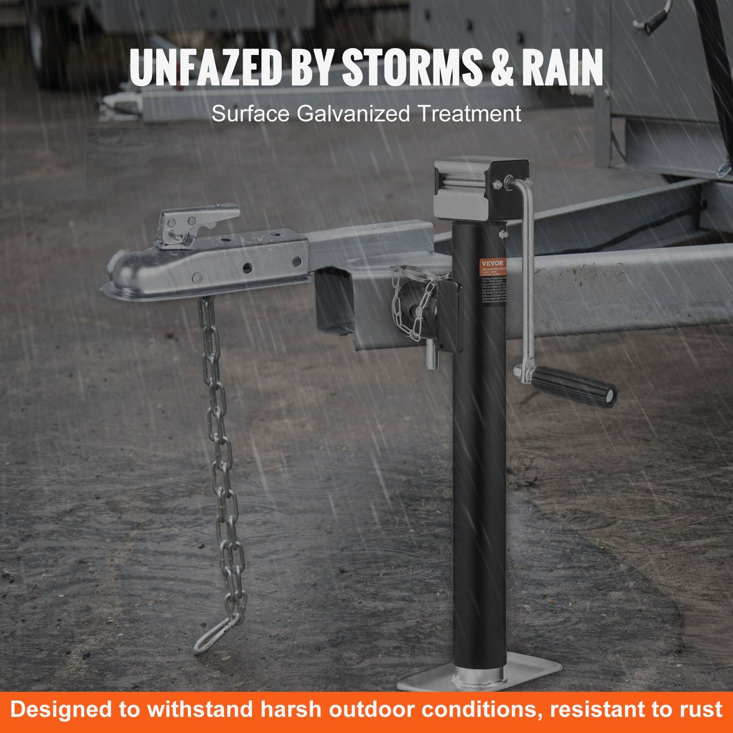 Rak släpvagnskoppling, för 2-tums dragkula, 2-tums kanal, 3500 lbs kapacitet, Kraftig släpvagnskoppling, Idealisk för bogsering av kombivagnar, pickupbilar, stadsjeepar, förzinkad yta