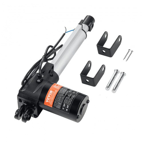 Linear Actuator 12V 15.2 cm Heavy Duty 598.8 kg/6000N 0.5 cm/s IP44 Protection